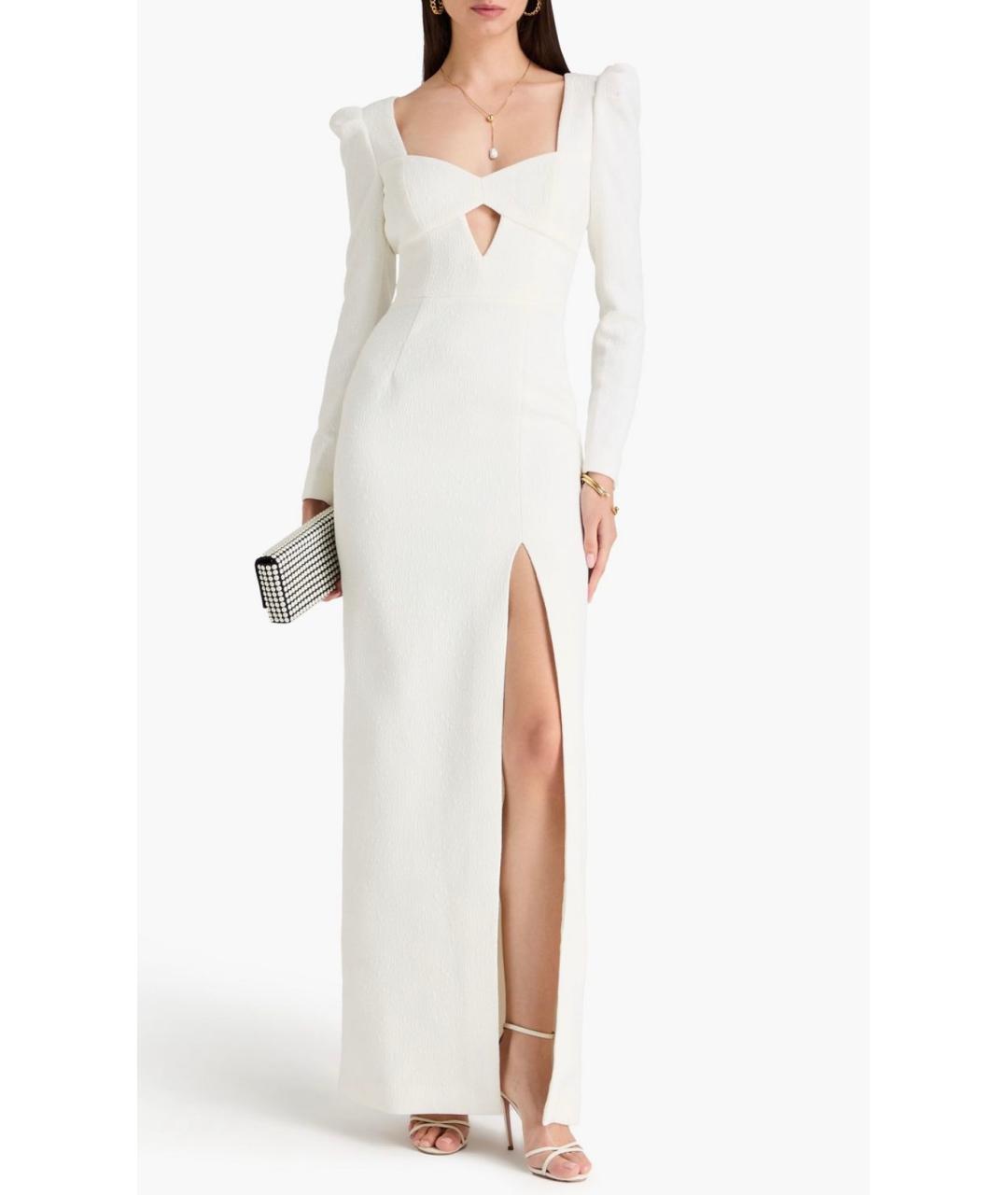 REBECCA VALLANCE Белое полиэстеровое вечернее платье, фото 2