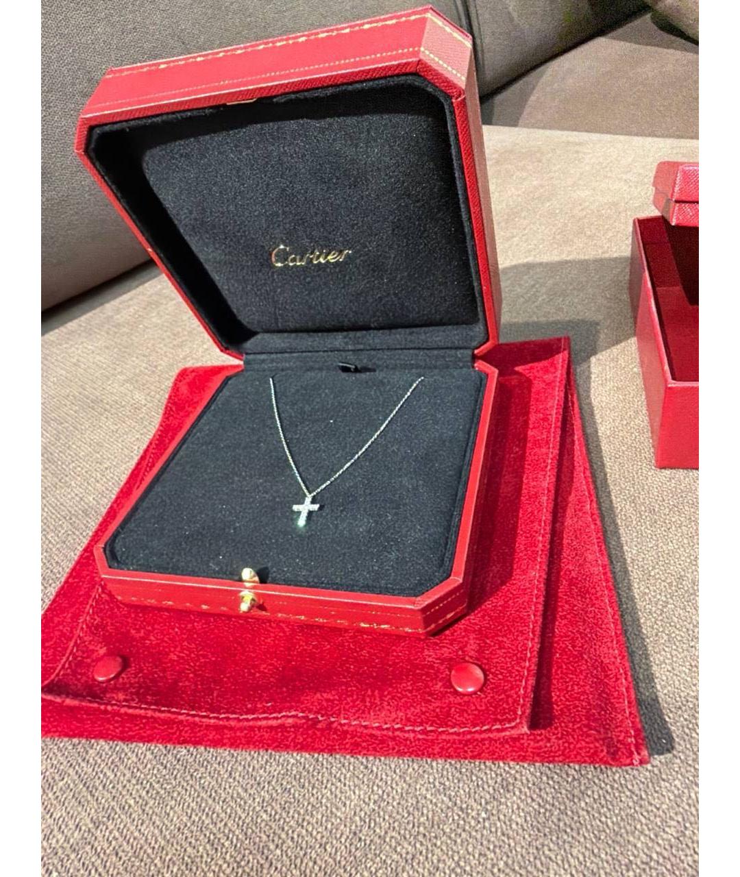 CARTIER Белое колье из белого золота, фото 3