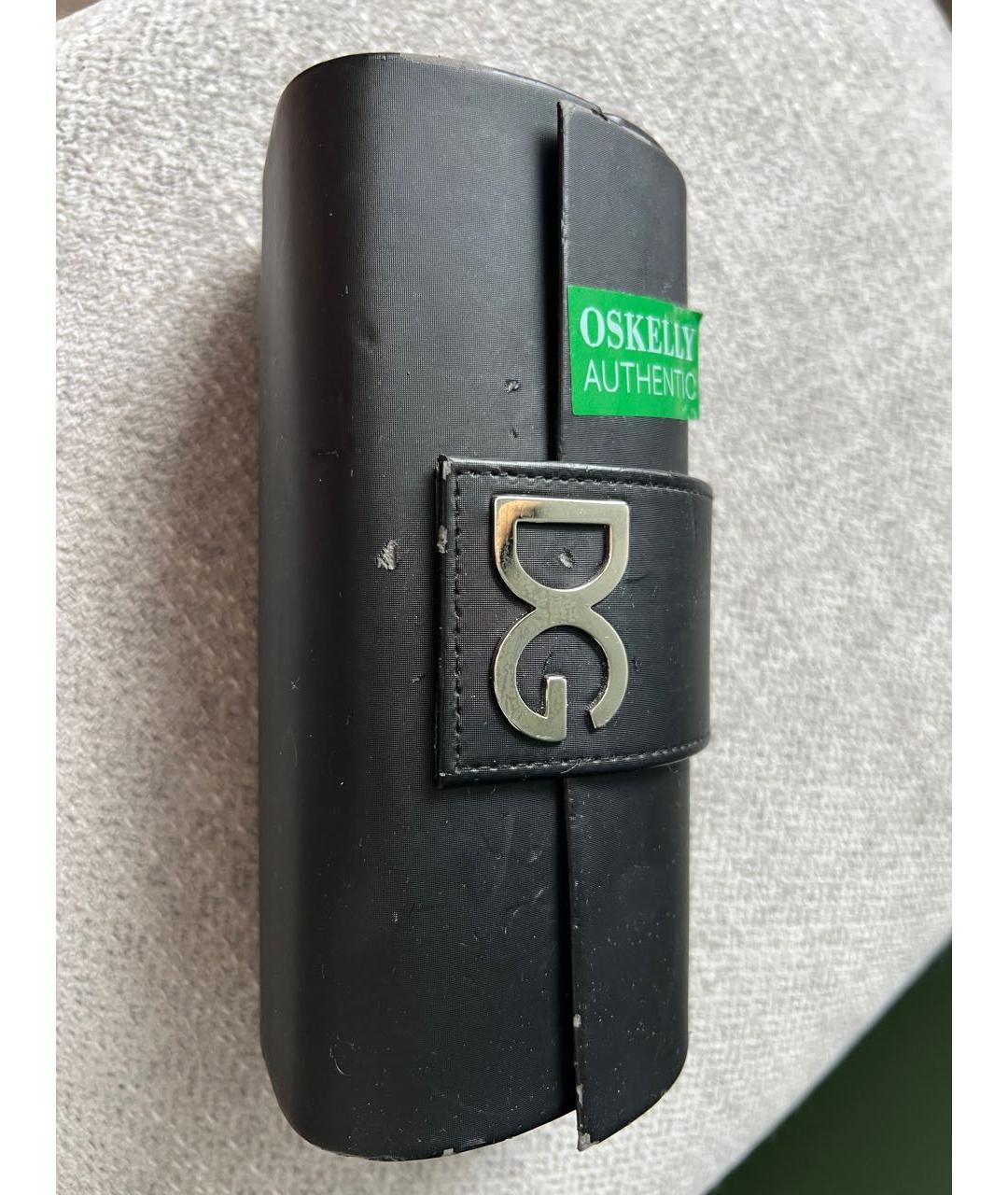 DOLCE&GABBANA Черные металлические солнцезащитные очки, фото 7