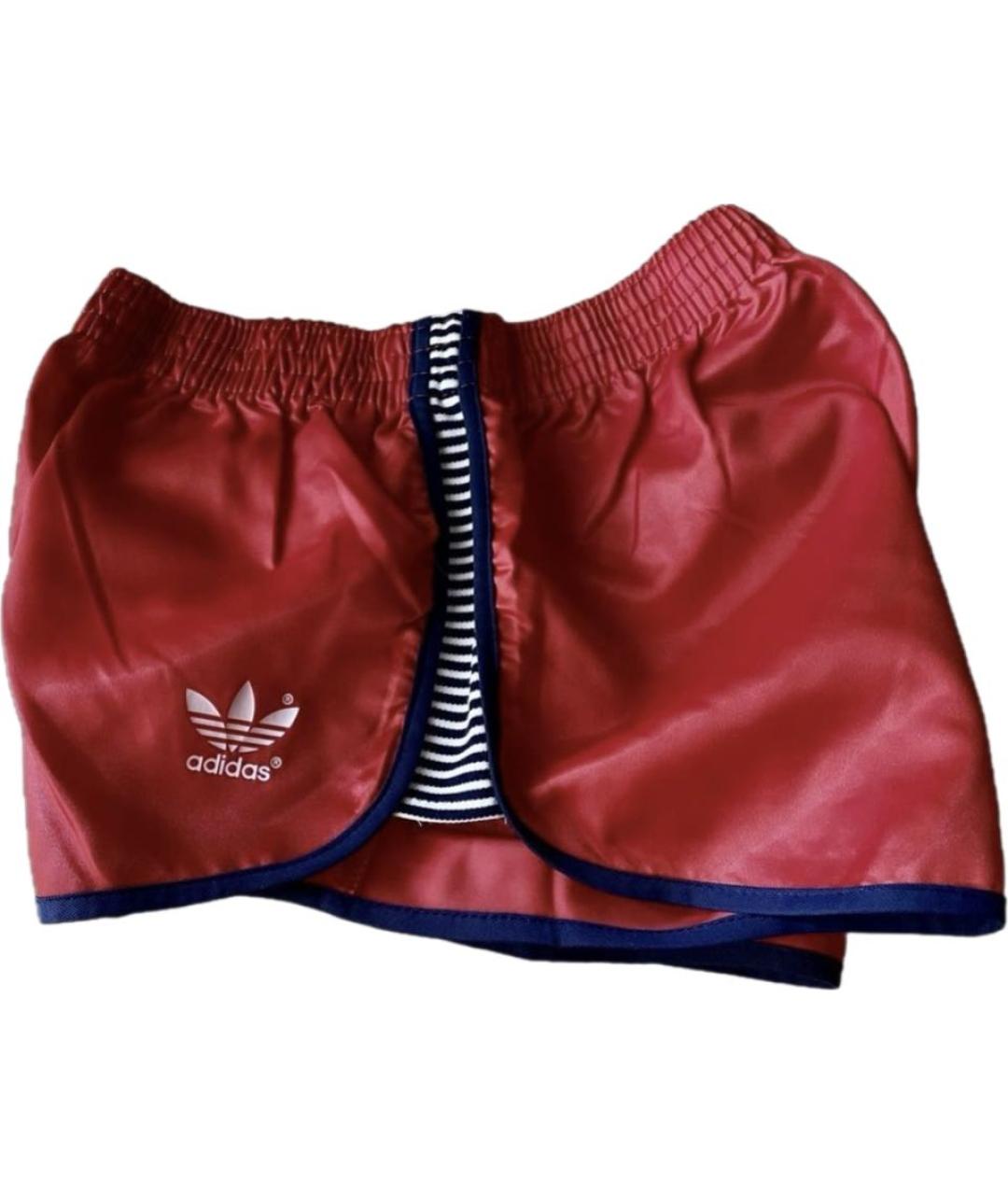 ADIDAS X RAF SIMONS Красные полиамидовые шорты, фото 5