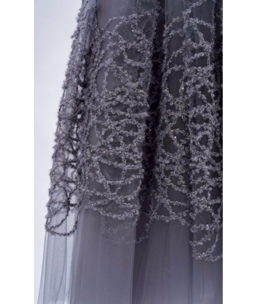 FABIANA FILIPPI Серый кашемировый костюм с юбками, фото 4