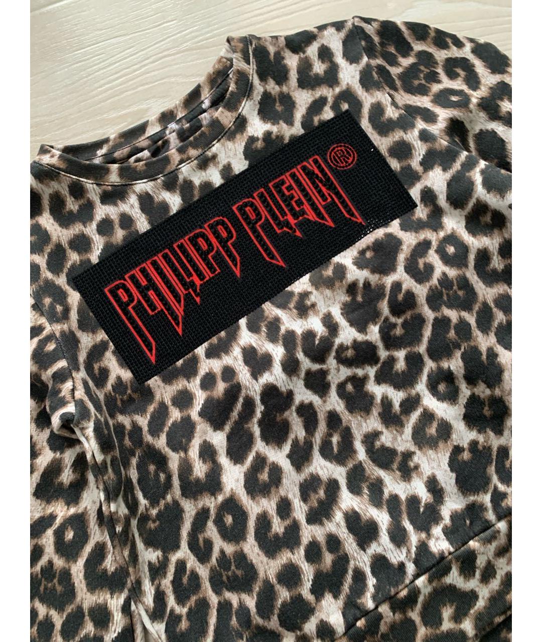 PHILIPP PLEIN Коричневый хлопковый комплект, фото 4