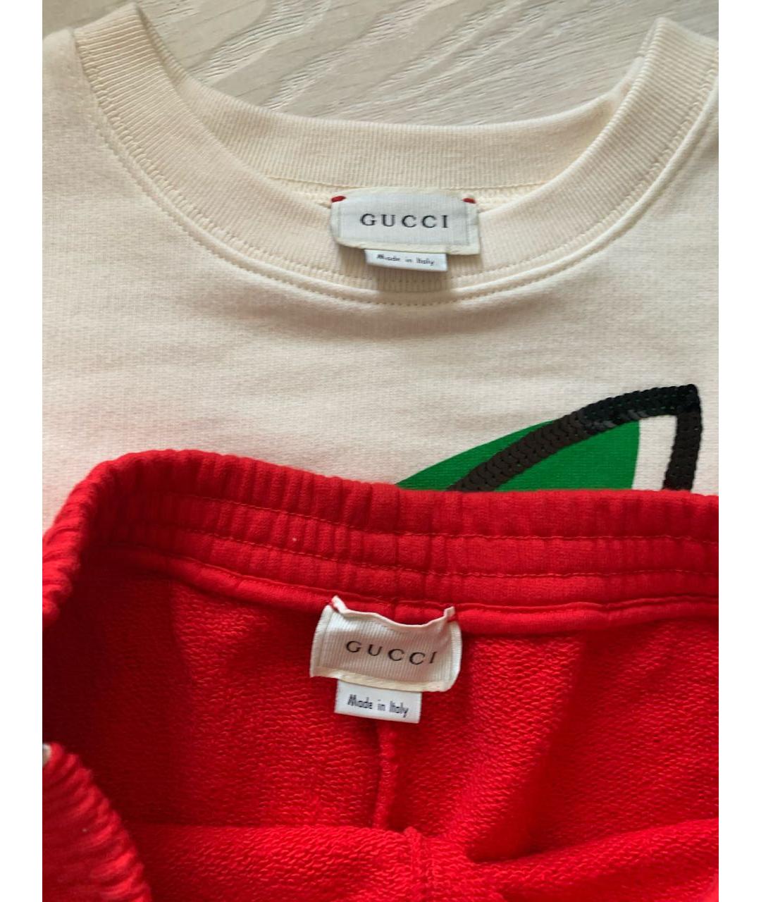 GUCCI Бежевый хлопковый комплект, фото 3