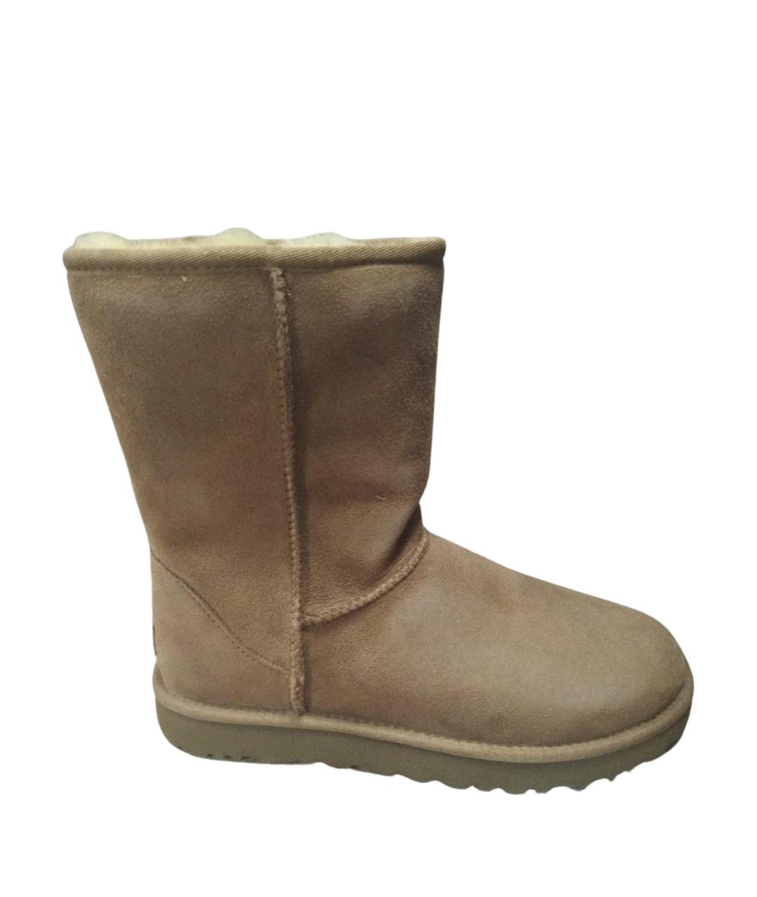 UGG AUSTRALIA Коричневые замшевые сапоги, фото 1