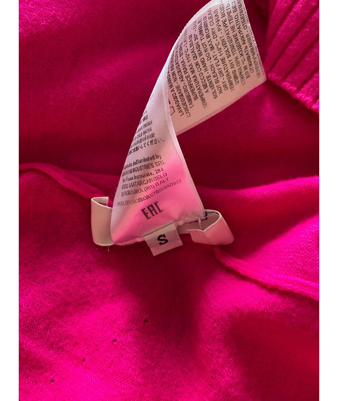 LIVIANA CONTI Фуксия шерстяной джемпер / свитер, фото 6