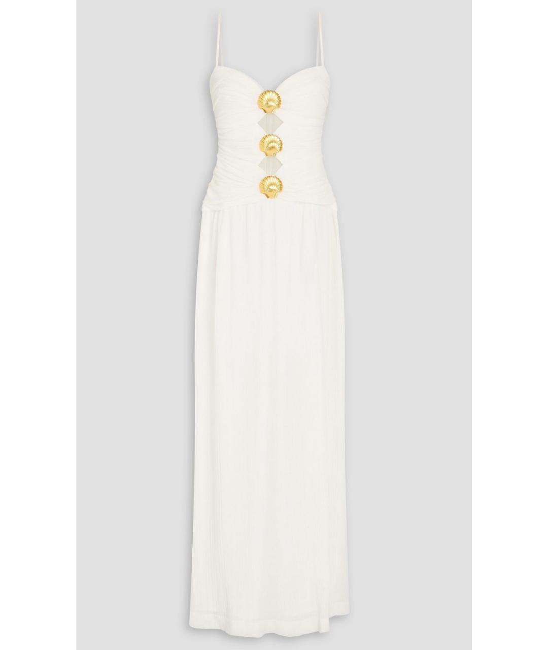 REBECCA VALLANCE Белое полиэстеровое коктейльное платье, фото 7