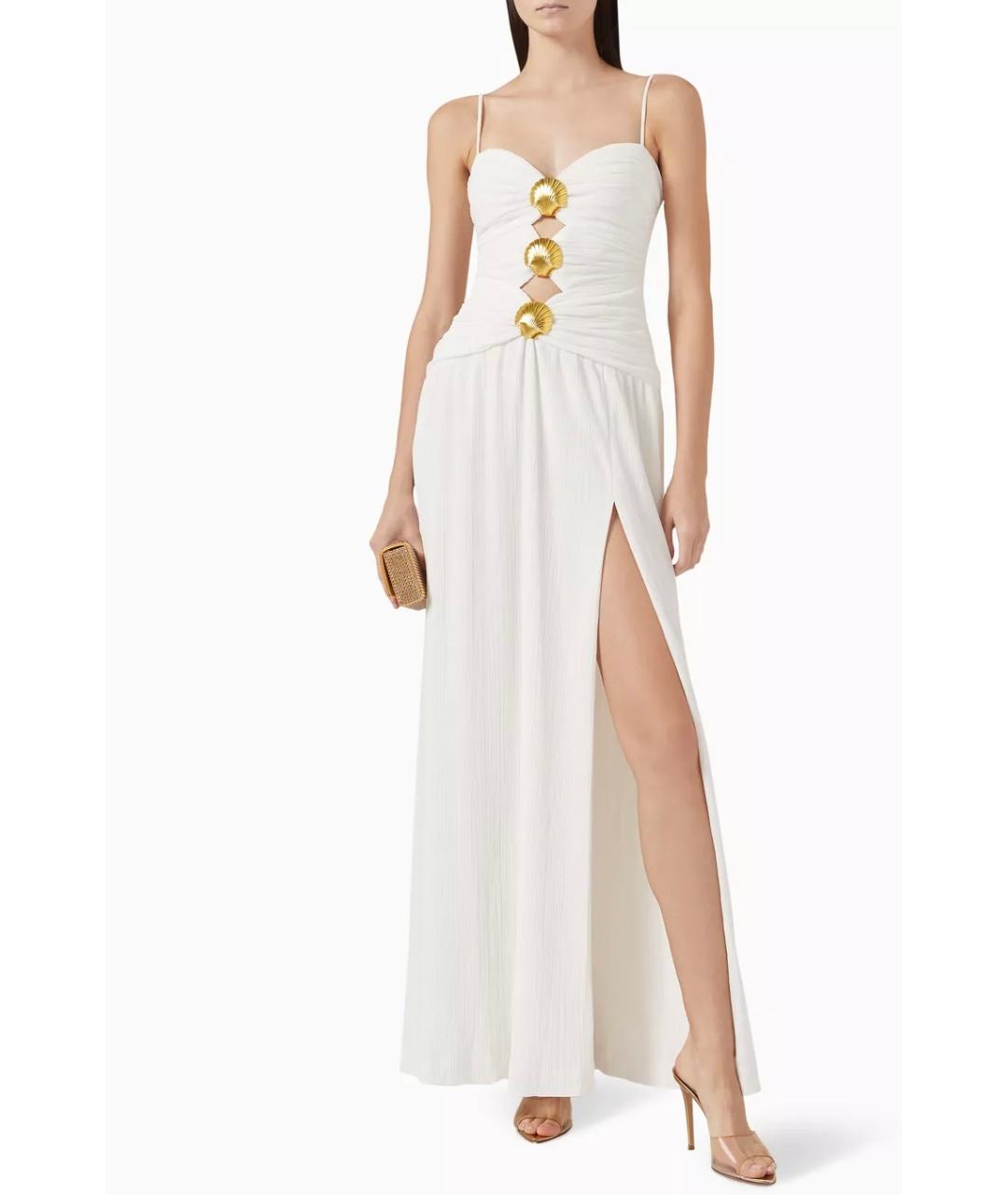 REBECCA VALLANCE Белое полиэстеровое коктейльное платье, фото 4