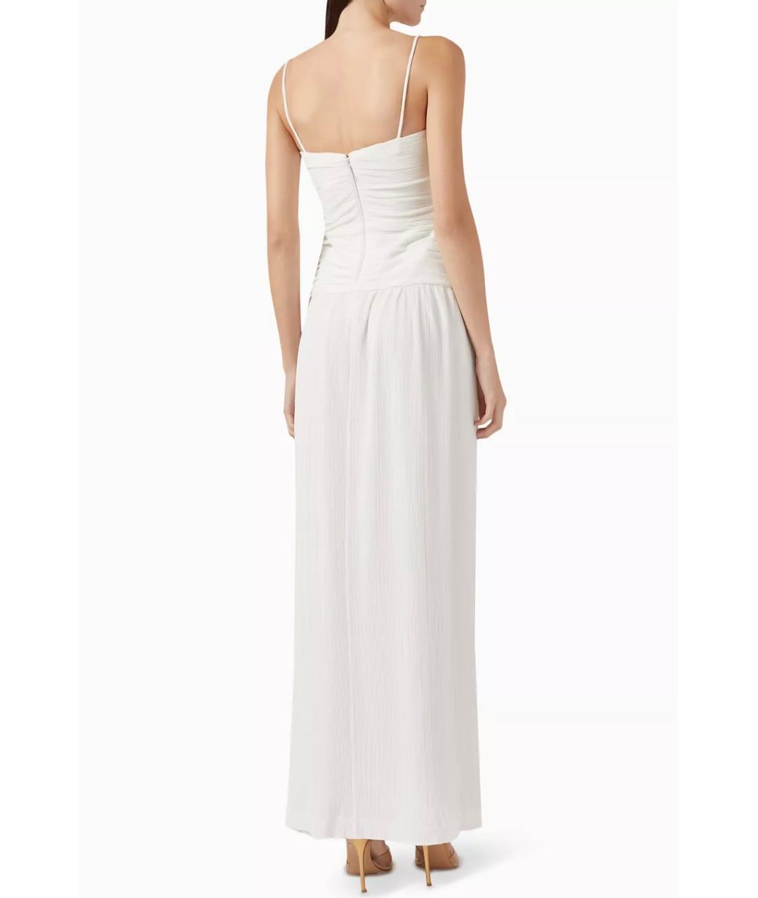 REBECCA VALLANCE Белое полиэстеровое коктейльное платье, фото 5