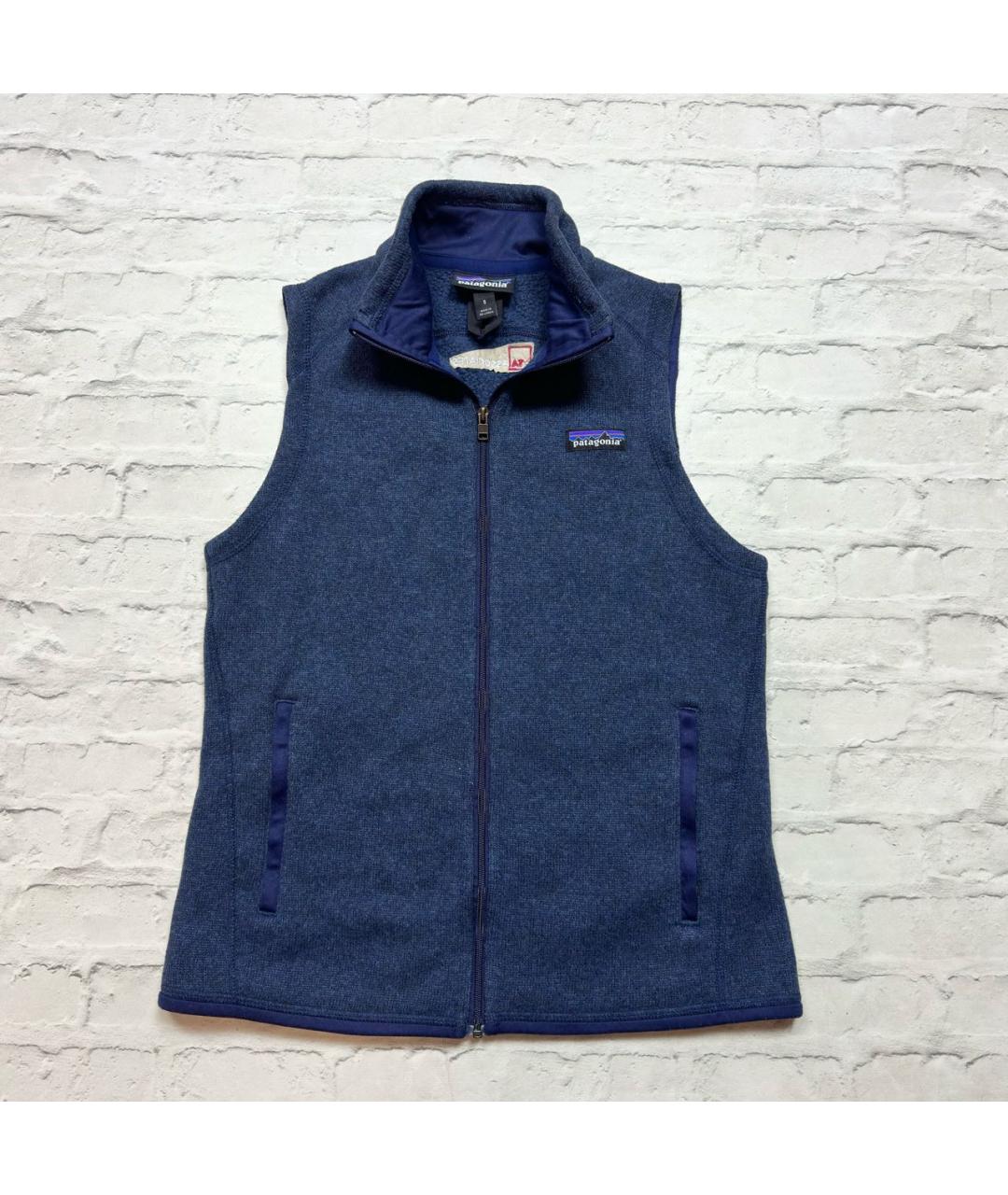 PATAGONIA Темно-синий полиэстеровый жилет, фото 9