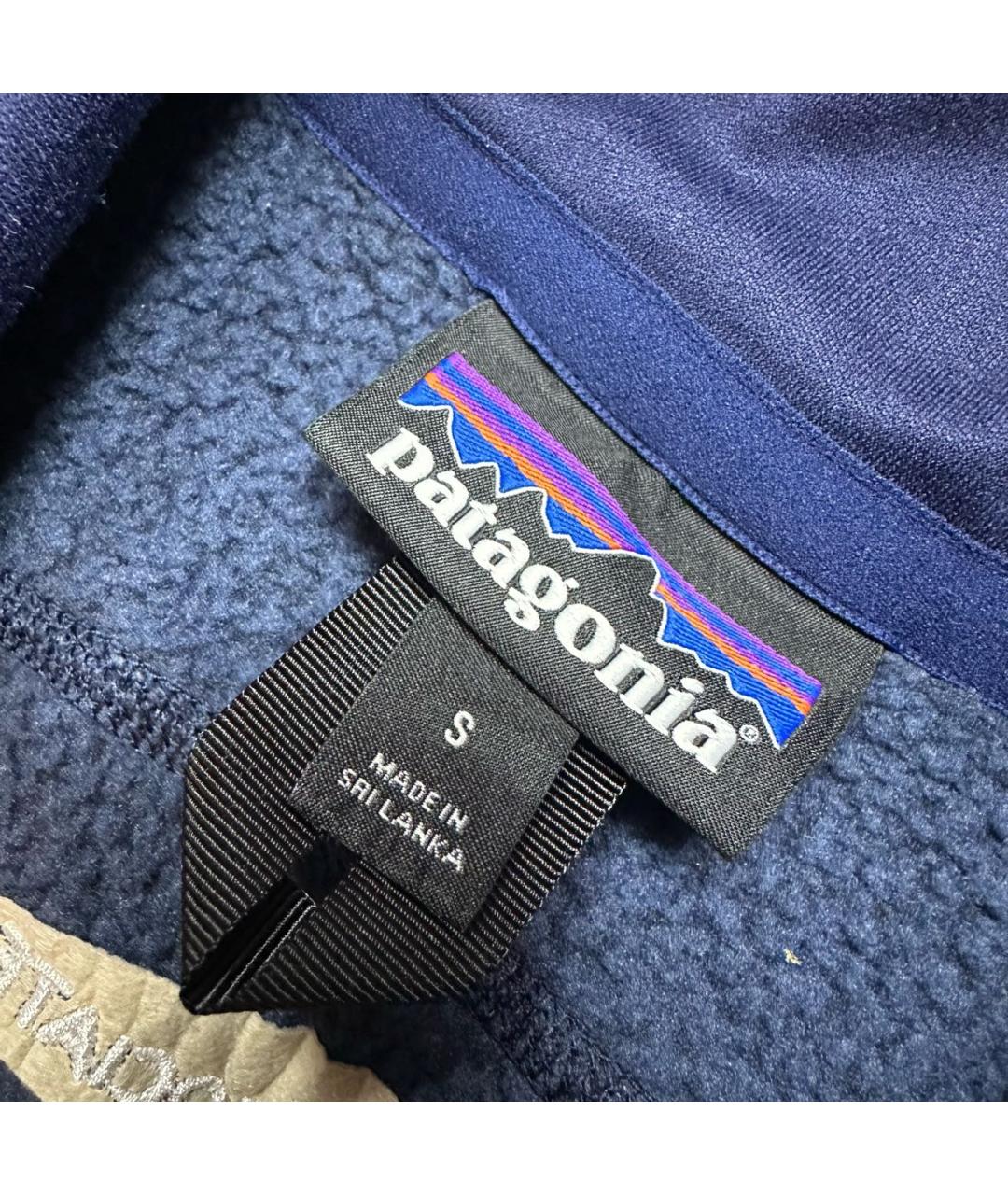 PATAGONIA Темно-синий полиэстеровый жилет, фото 5