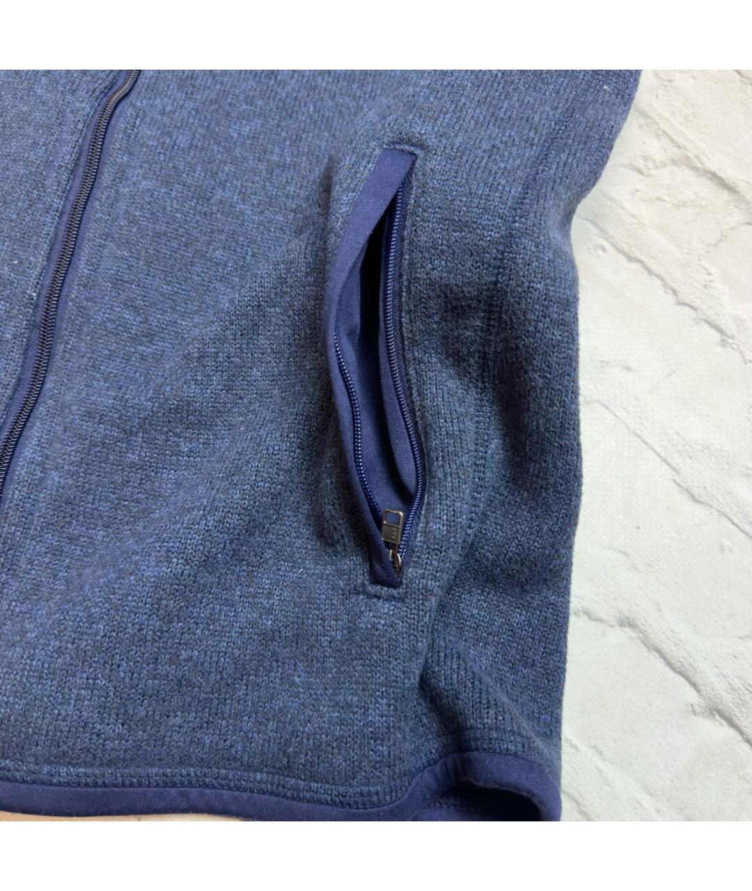 PATAGONIA Темно-синий полиэстеровый жилет, фото 4