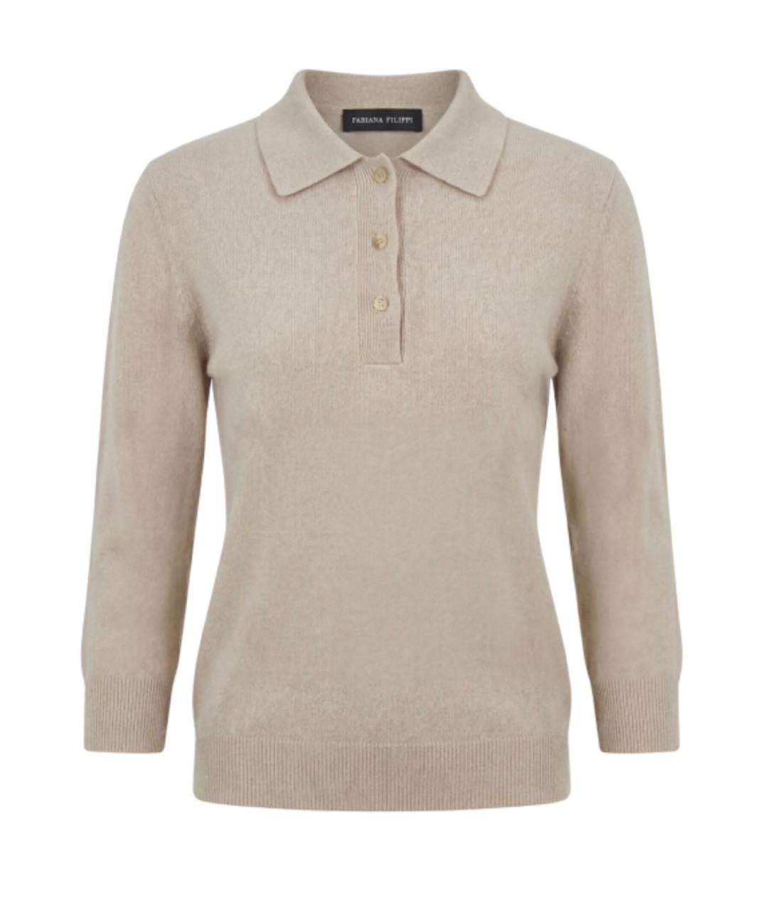 FABIANA FILIPPI Бежевый шерстяной костюм с юбками, фото 6