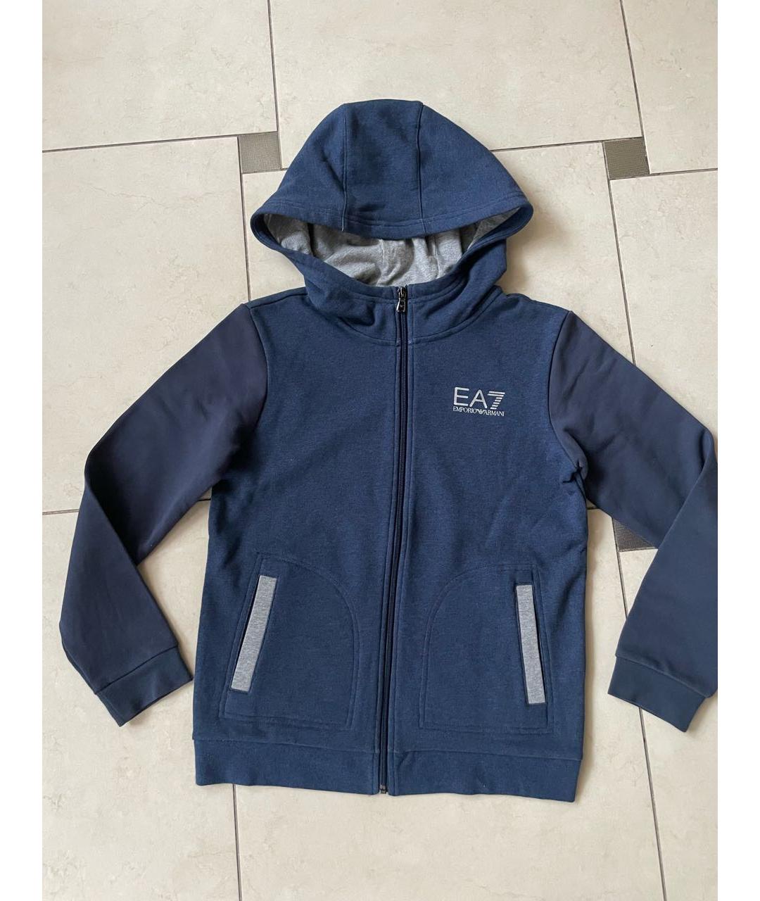 EA7 Темно-синий хлопковый комплект, фото 2