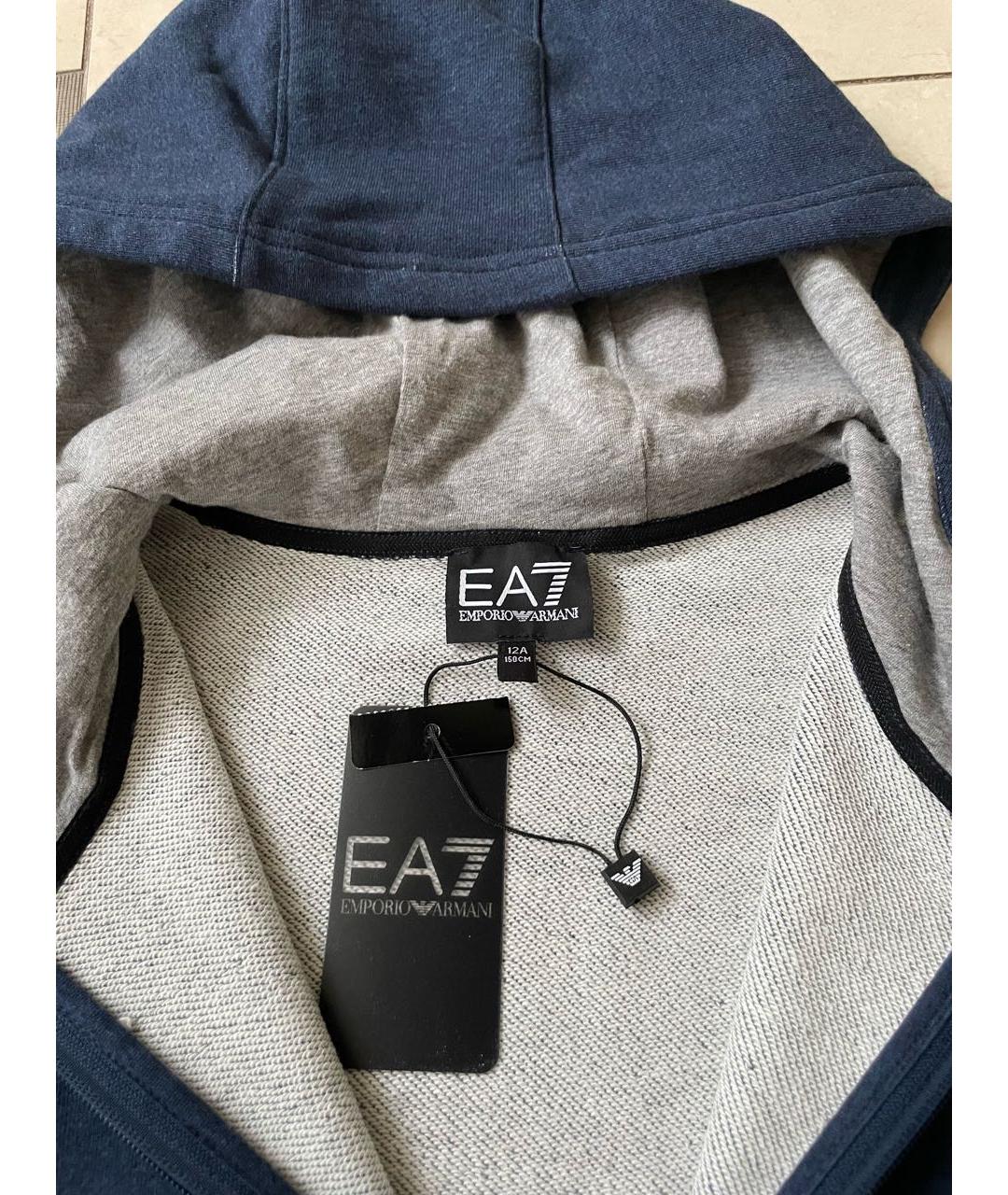 EA7 Темно-синий хлопковый комплект, фото 6