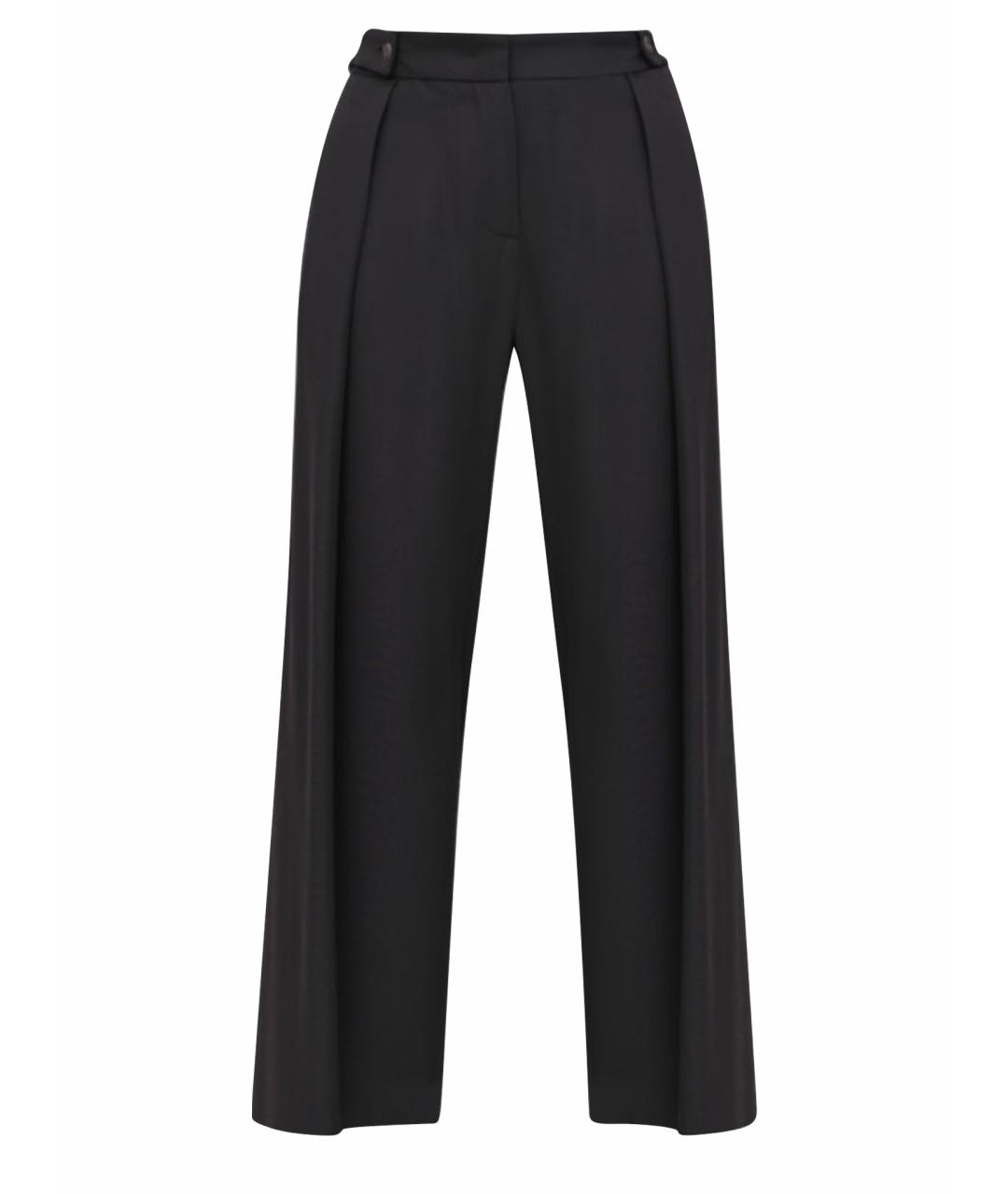 FABIANA FILIPPI Антрацитовые шерстяные кюлоты, фото 1