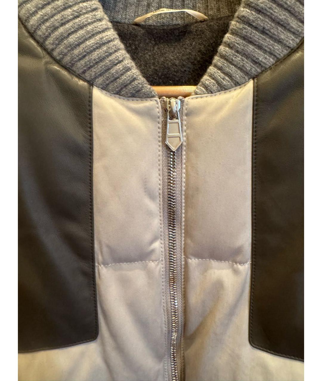 HERMES Серая полиэстеровая куртка, фото 4