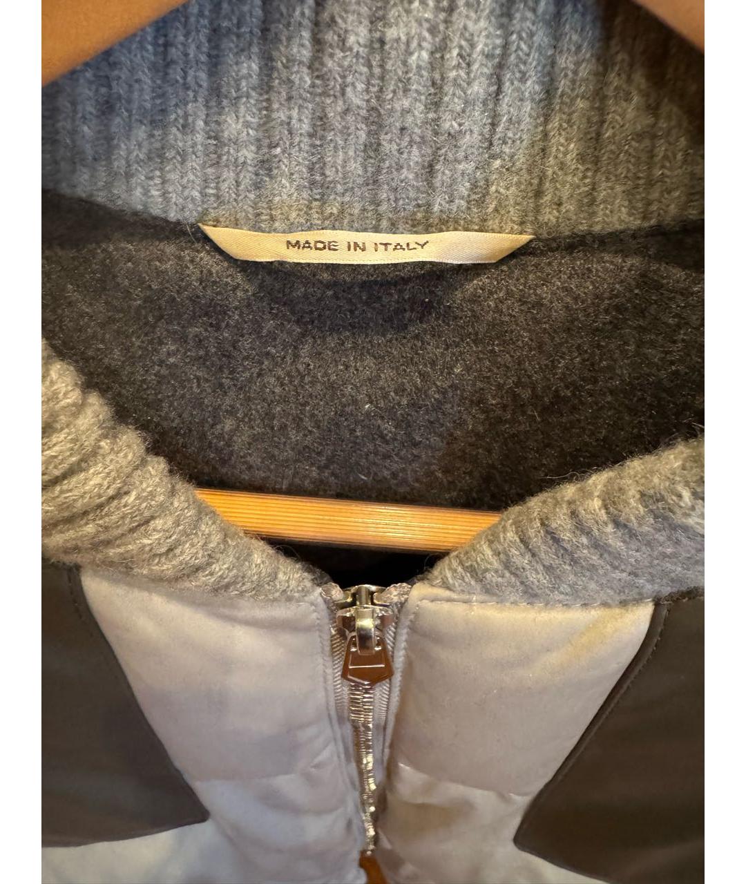 HERMES Серая полиэстеровая куртка, фото 3