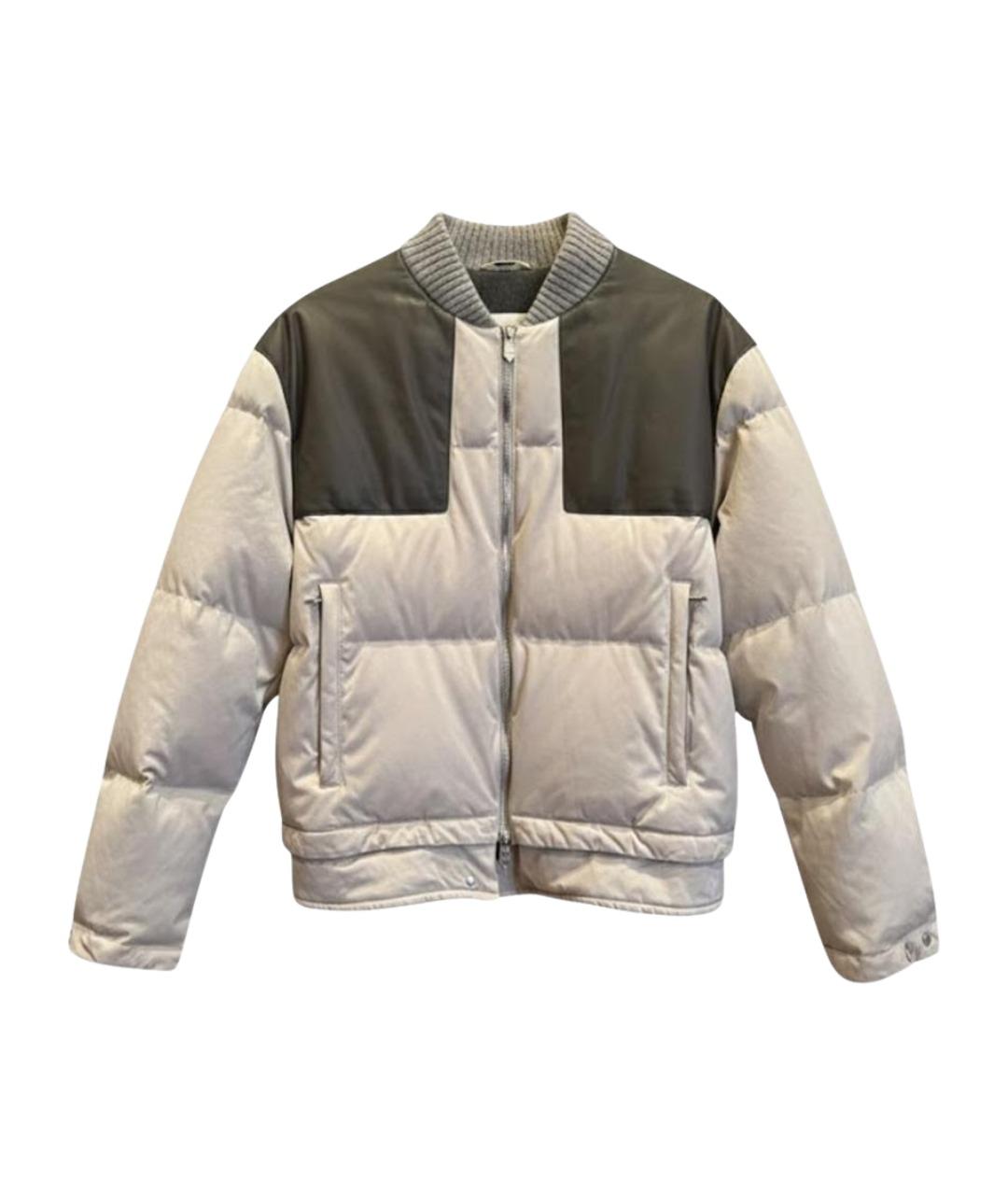 HERMES Серая полиэстеровая куртка, фото 1