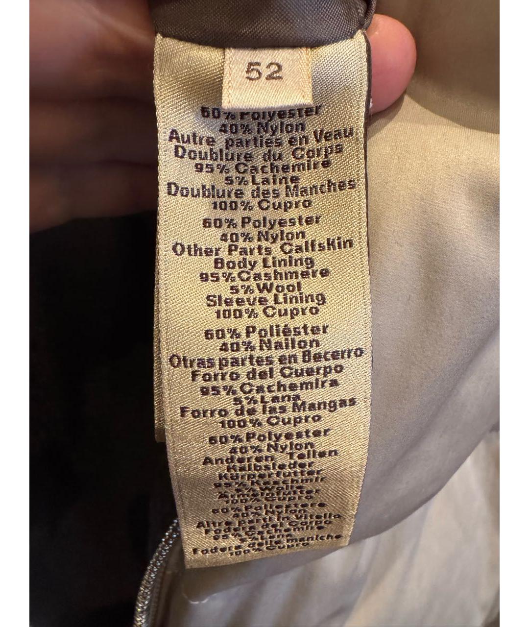 HERMES Серая полиэстеровая куртка, фото 6