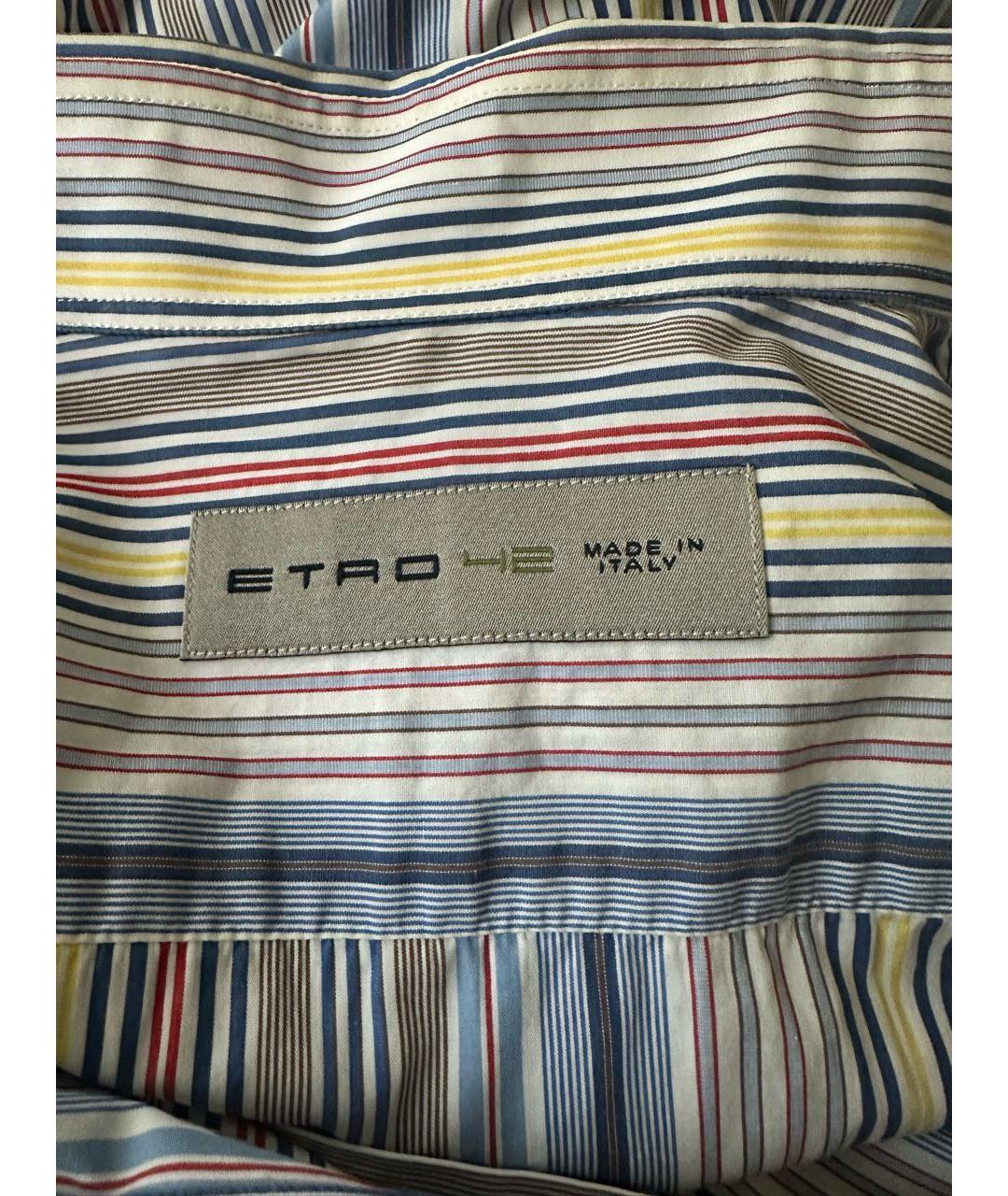 ETRO Мульти хлопковая классическая рубашка, фото 3