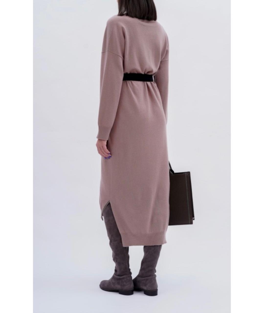 FABIANA FILIPPI Коралловое кашемировое повседневное платье, фото 3