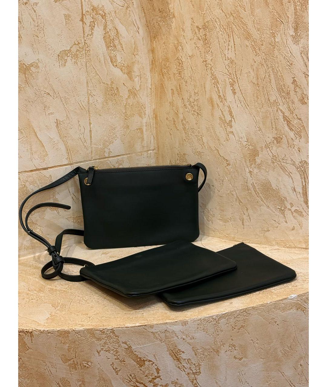 CELINE Зеленая кожаная сумка через плечо, фото 3