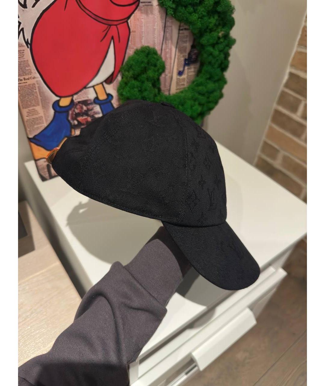 LOUIS VUITTON Черная кепка/бейсболка, фото 2