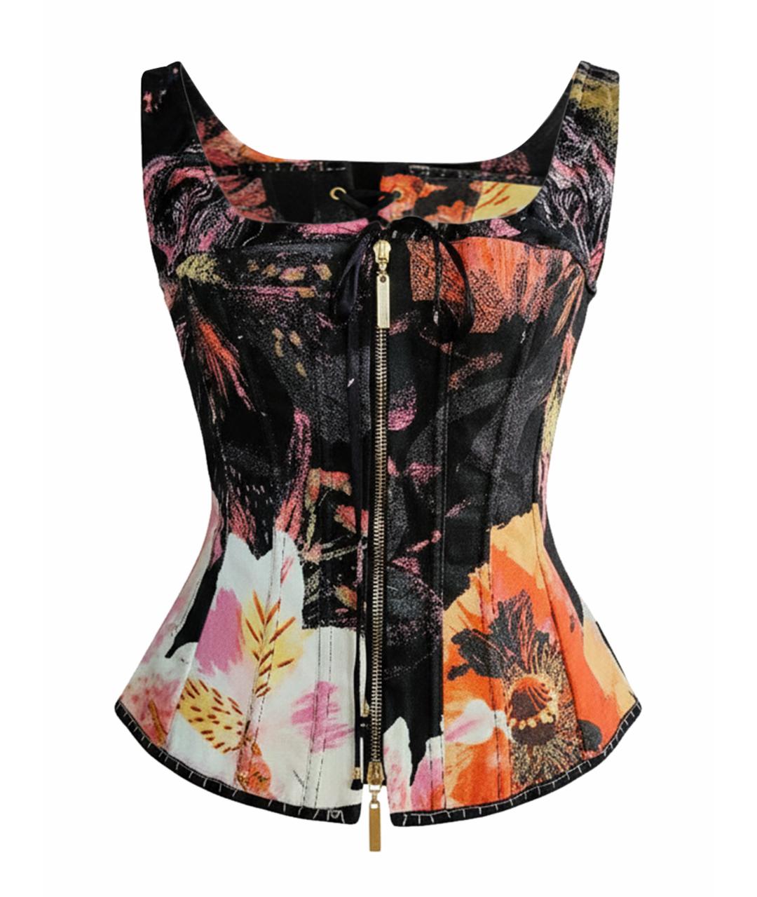 ROBERTO CAVALLI Мульти хлопковый корсет, фото 1