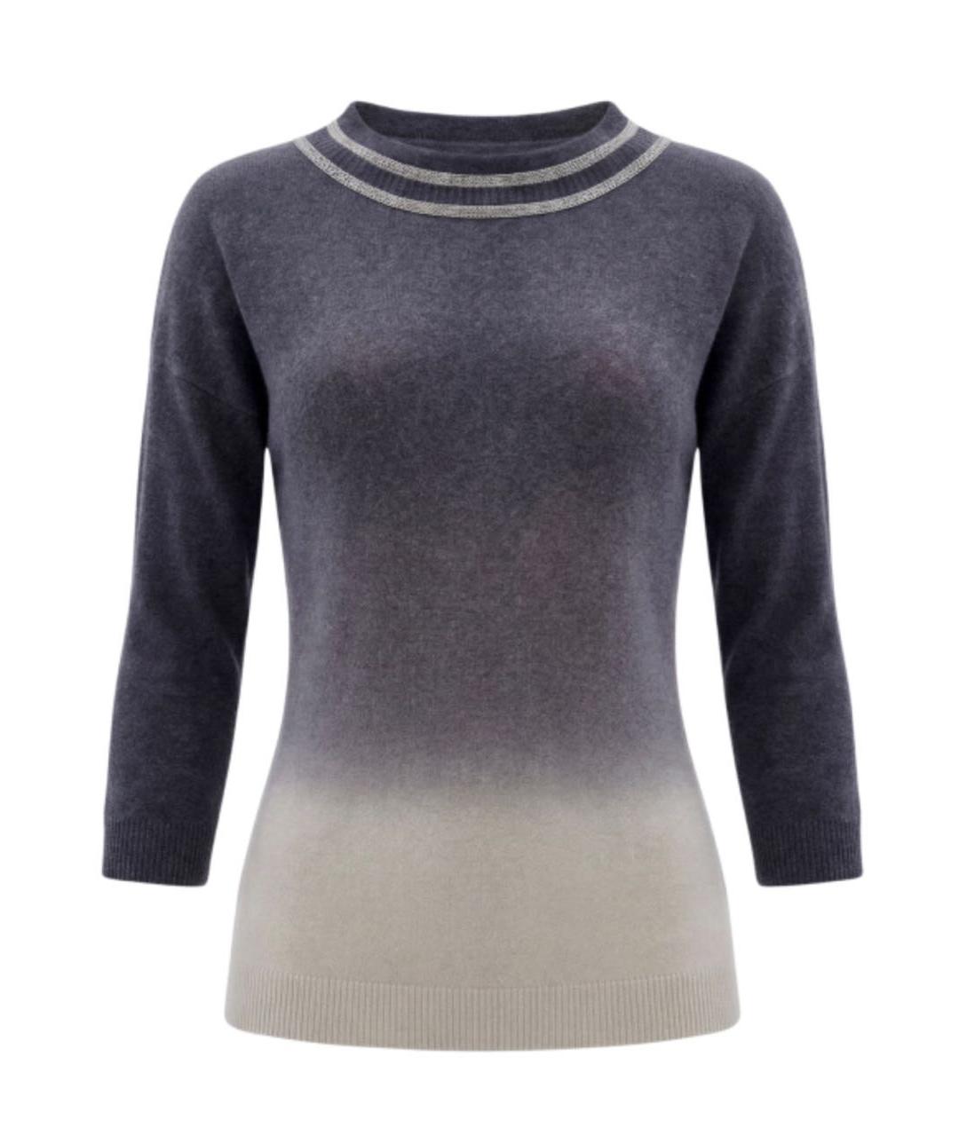 FABIANA FILIPPI Серый шерстяной джемпер / свитер, фото 4