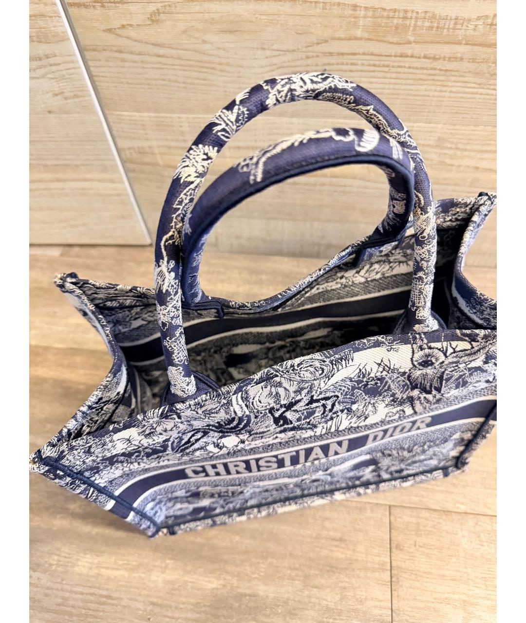 CHRISTIAN DIOR Мульти жаккардовая сумка тоут, фото 3