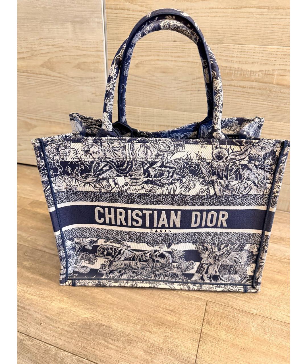 CHRISTIAN DIOR Мульти жаккардовая сумка тоут, фото 5