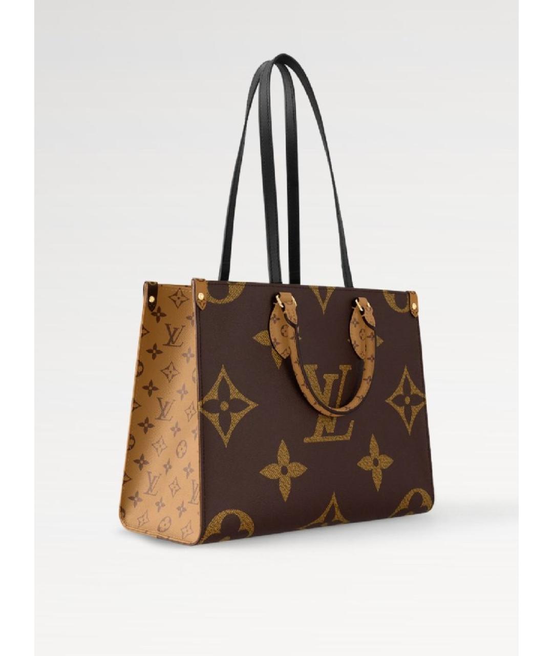 LOUIS VUITTON Коричневая сумка тоут, фото 2