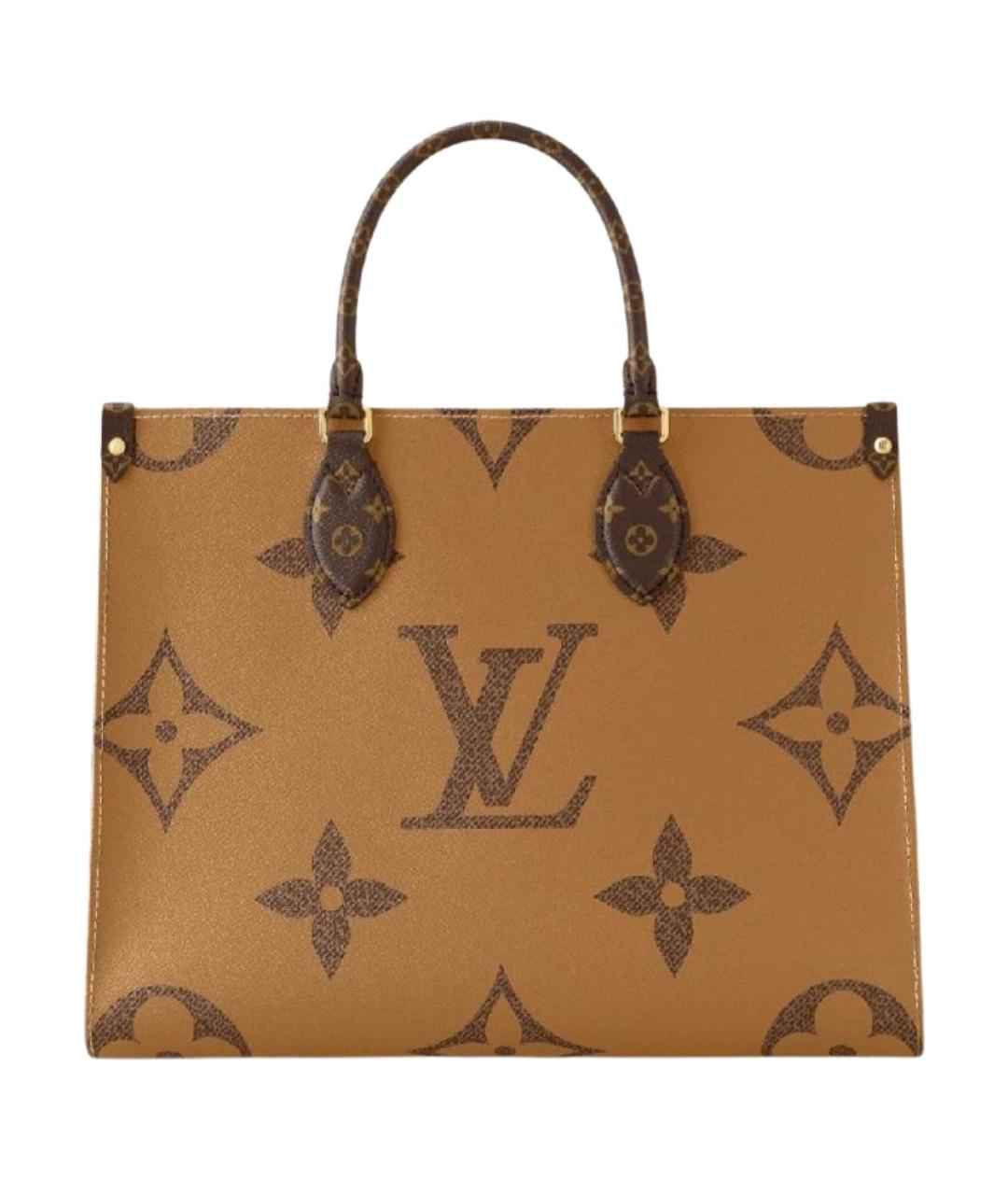 LOUIS VUITTON Коричневая сумка тоут, фото 1