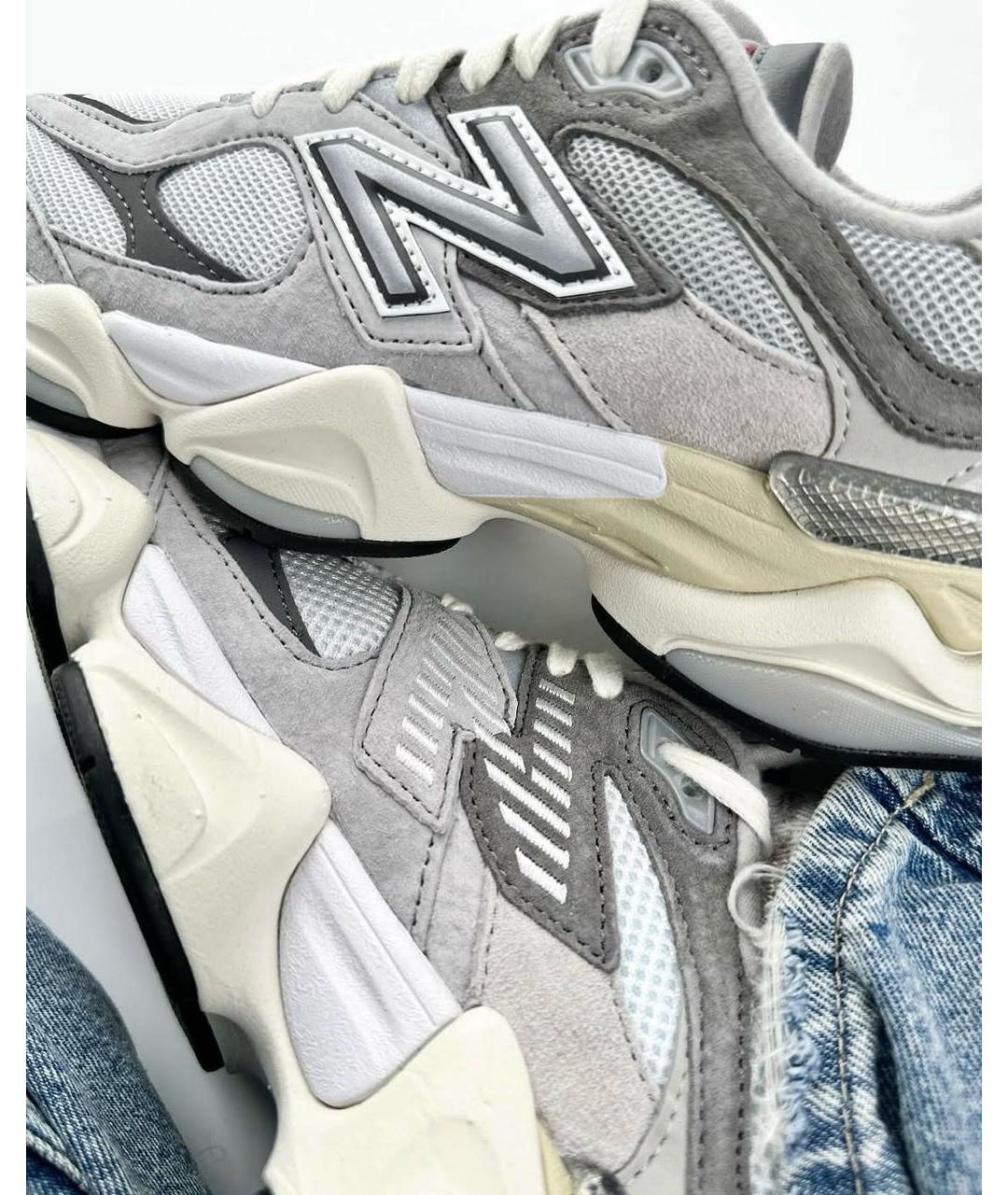 NEW BALANCE Серые текстильные кроссовки, фото 8
