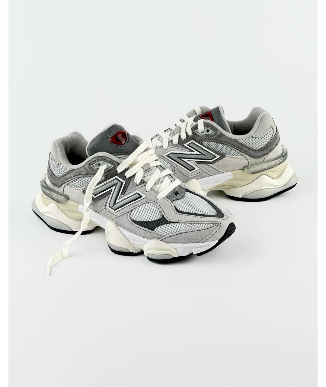 NEW BALANCE Серые текстильные кроссовки, фото 5