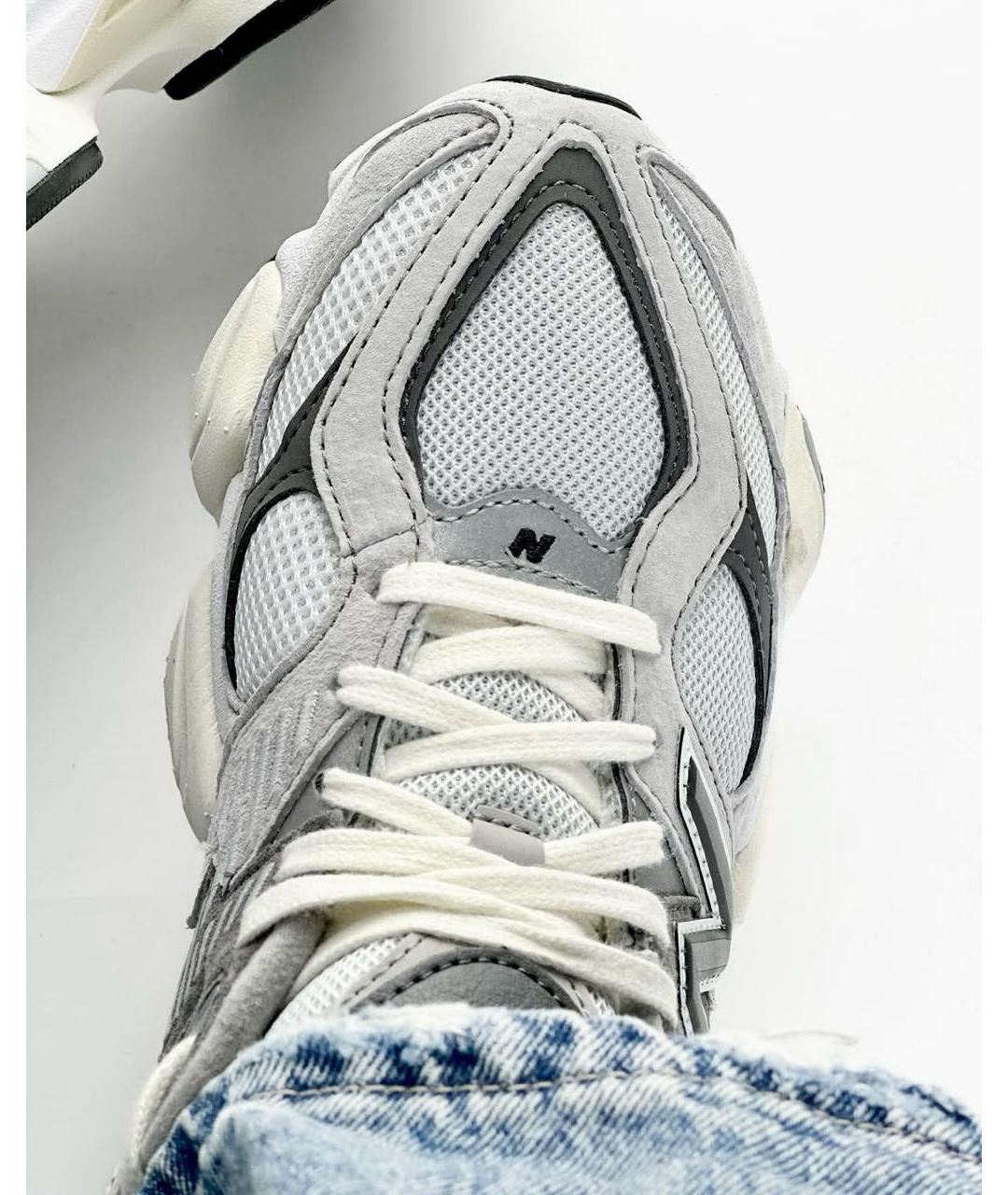 NEW BALANCE Серые текстильные кроссовки, фото 6