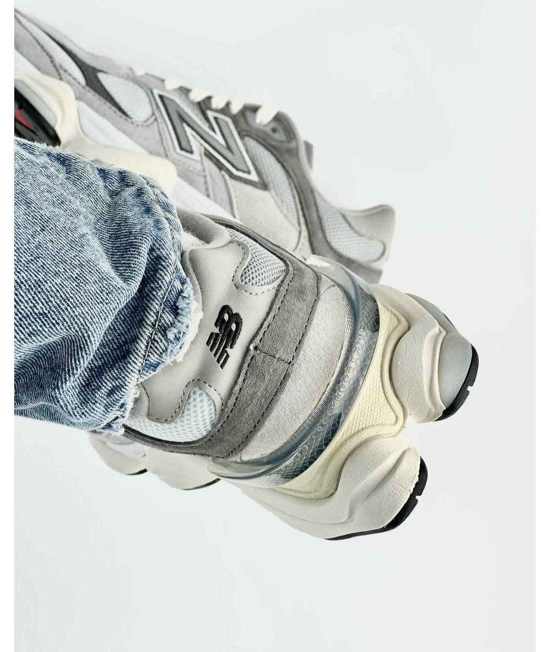 NEW BALANCE Серые текстильные кроссовки, фото 7