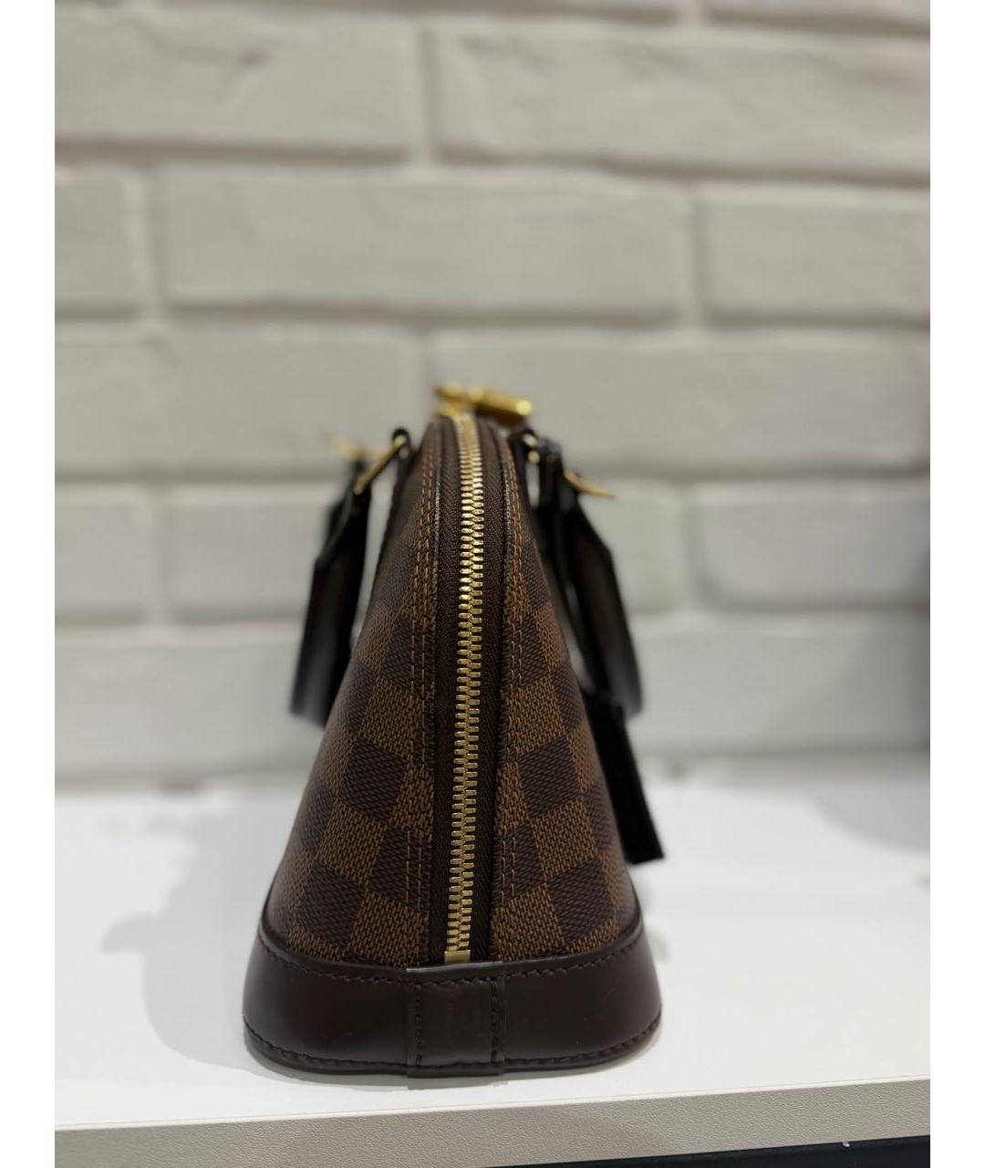 LOUIS VUITTON Коричневая сумка с короткими ручками, фото 3