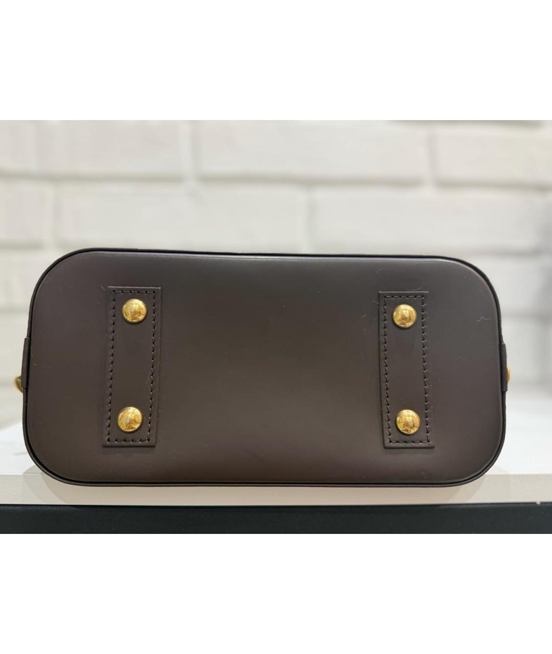 LOUIS VUITTON Коричневая сумка с короткими ручками, фото 6