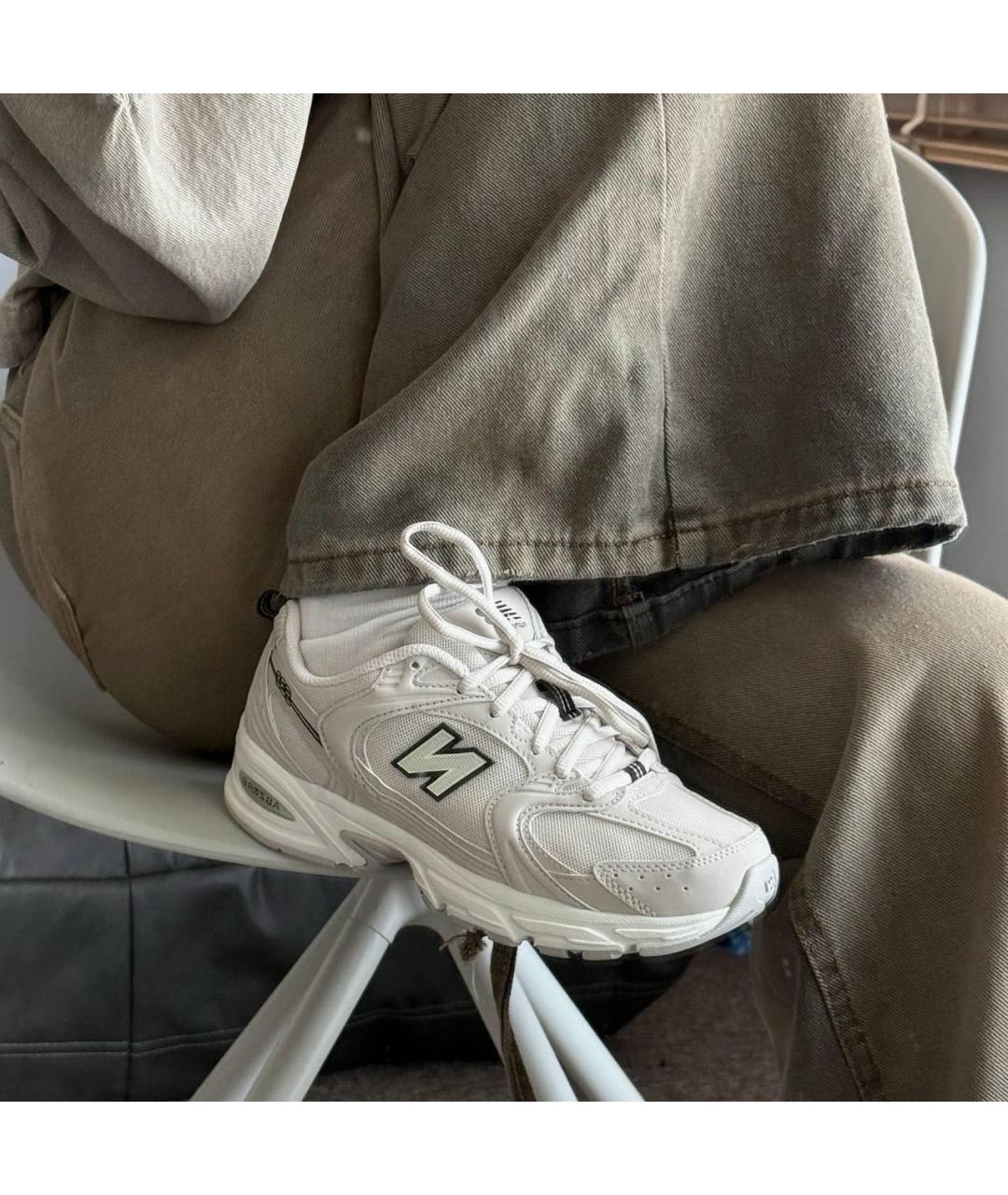 NEW BALANCE Бежевые текстильные кроссовки, фото 8