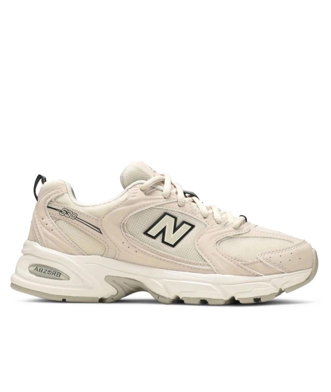 NEW BALANCE Бежевые текстильные кроссовки, фото 9