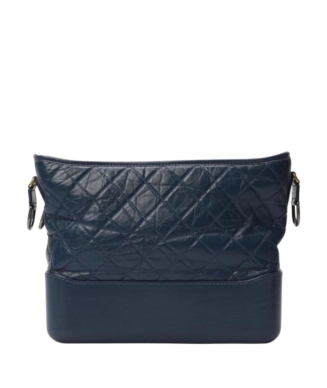 CHANEL Голубая кожаная сумка через плечо, фото 1