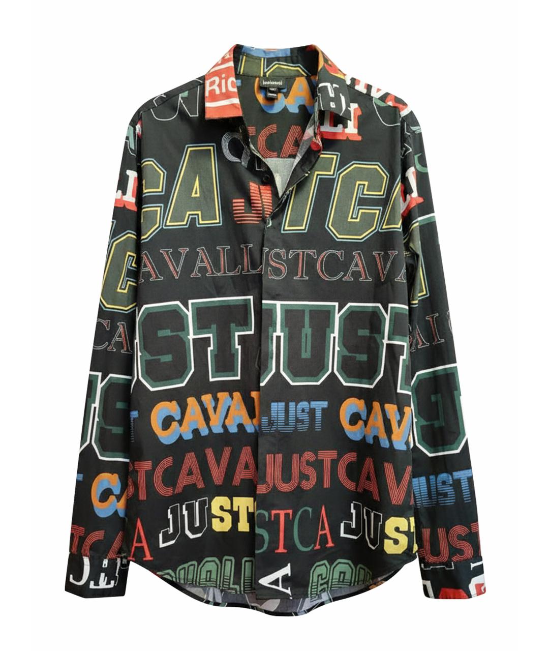 JUST CAVALLI Мульти хлопковая кэжуал рубашка, фото 1