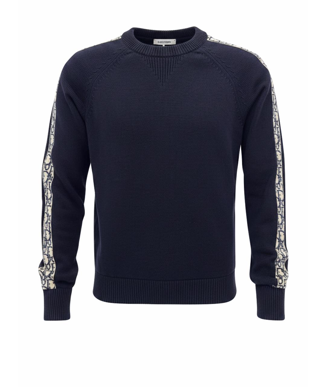 CHRISTIAN DIOR Темно-синий джемпер / свитер, фото 1