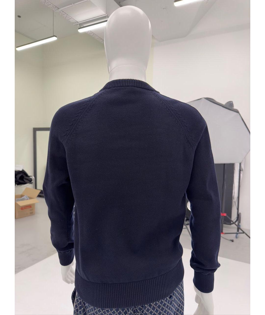 CHRISTIAN DIOR Темно-синий джемпер / свитер, фото 2