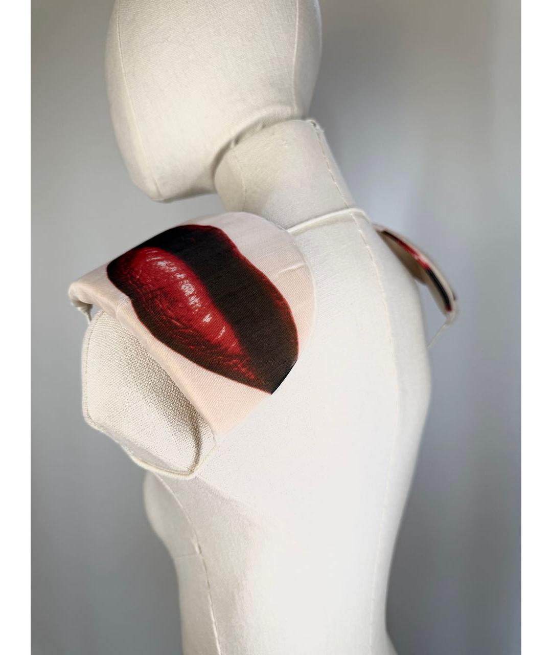 JEAN PAUL GAULTIER Мульти шелковый воротник, фото 3