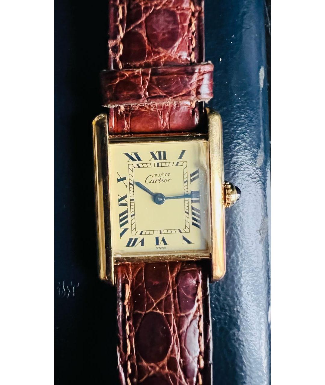 CARTIER Золотые часы, фото 5