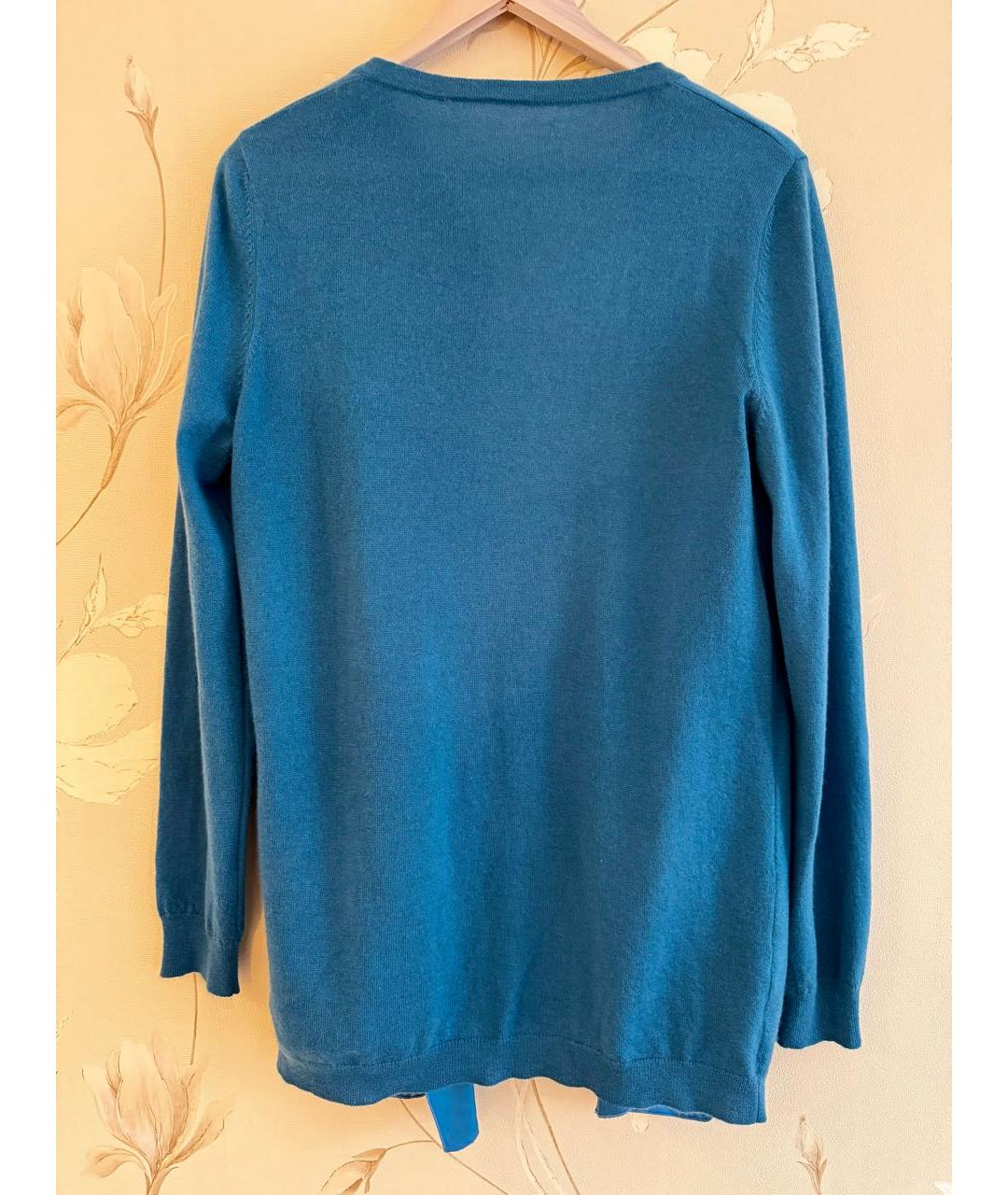 BOTTEGA VENETA Синий кашемировый кардиган, фото 2