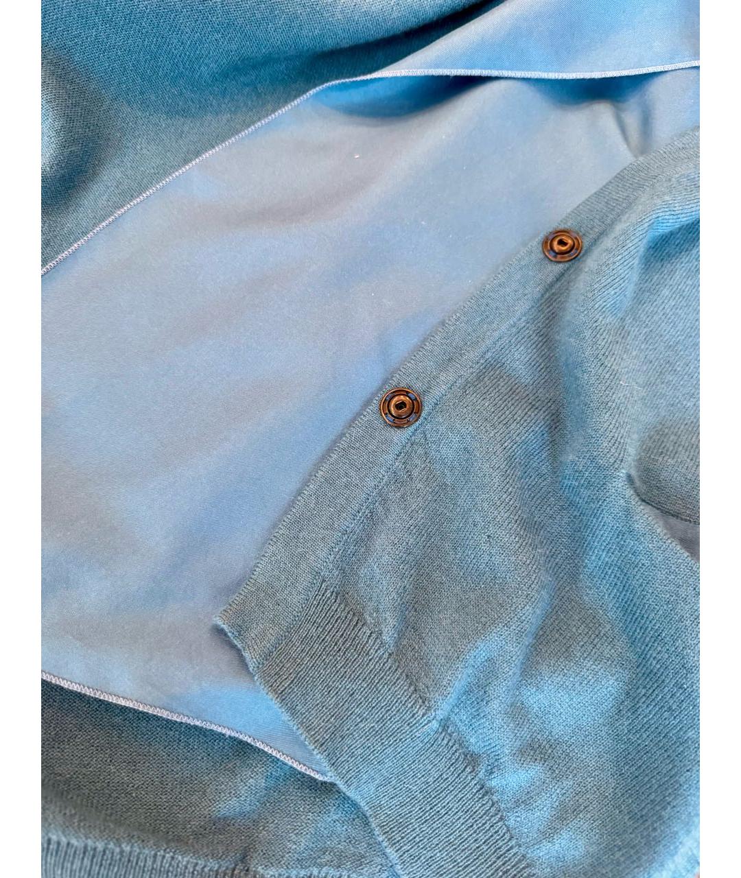 BOTTEGA VENETA Синий кашемировый кардиган, фото 4