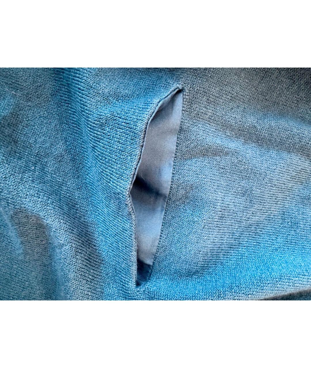 BOTTEGA VENETA Синий кашемировый кардиган, фото 6